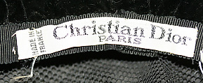 Hat, House of Dior (French, founded 1946), silk, French