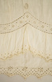 Walking dress, cotton, American
