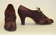 Shoes, I. Miller (American, founded 1911), leather, silk, American