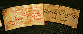 Hat, House of Patou (French, founded 1914), straw, silk, American