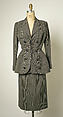 Suit, House of Balmain (French, founded 1945), wool, French