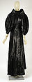 Evening coat, House of Vionnet (French, active 1912–14; 1918–39), silk, plastic, French