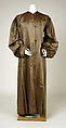 Raincoat, Wanamaker's (American), silk, cotton, British