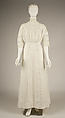 Morning dress, linen, cotton, American