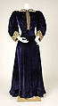 Walking suit, B. Altman & Co. American, cotton, silk, metallic thread, American