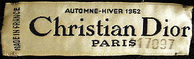 Cocktail ensemble, House of Dior (French, founded 1946), silk, metallic thread, French