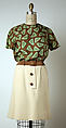 Suit, House of Dior (French, founded 1946), wool, silk, leather, French