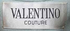 Ensemble, Valentino (Italian, born 1932), wool, leather, Italian