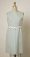 Ensemble, Valentino (Italian, born 1932), wool, leather, Italian