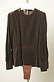 Ensemble, Valentino (Italian, born 1932), wool, leather, fur, synthetic, Italian