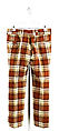 Trousers, Bergdorf Goodman (American, founded 1899), wool, American