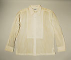 Evening shirt, Bergdorf Goodman (American, founded 1899), cotton, American