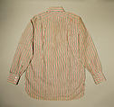 Shirt, Turnbull &amp; Asser (British, founded 1885), cotton, British