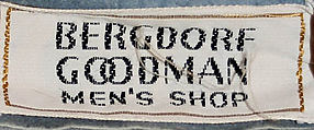 Suit, Bergdorf Goodman (American, founded 1899), leather, probably American