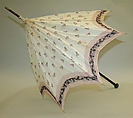 Parasol, cotton, wood, American or European