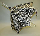 Parasol, cotton, silk, wood, American or European