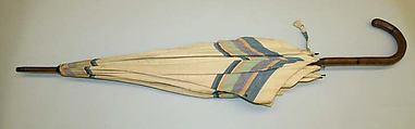 Parasol, cotton, wood, American or European