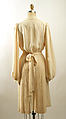 Afternoon dress, silk, cotton, American or European