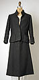 Suit, House of Chanel  French, (a, b) wool; (c) cotton, French