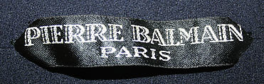 Dress, House of Balmain (French, founded 1945), wool, French