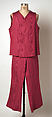 Evening ensemble, silk, American