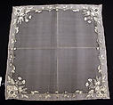 Handkerchief, silk, linen, French