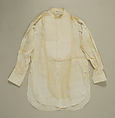 Evening shirt, linen, cotton, French