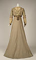 Visiting dress, Jacques Doucet (French, Paris 1853–1929 Paris), wool, cotton, silk, metallic thread, French
