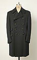 Overcoat, Saks Fifth Avenue (American, founded 1924), wool, American