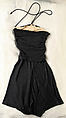 Two-piece bathing suit, Claire McCardell (American, 1905–1958), wool, synthetic fiber, American