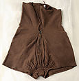 Two-piece bathing suit, Claire McCardell (American, 1905–1958), wool, American