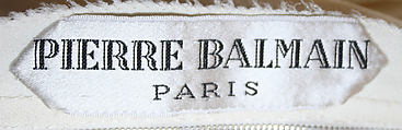 Evening dress, House of Balmain (French, founded 1945), silk, French