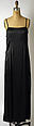 Evening dress, Yves Saint Laurent (French, founded 1961), silk, French