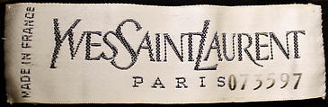 Evening dress, Yves Saint Laurent (French, founded 1961), silk, French
