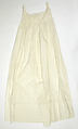 Christening dress, cotton, British
