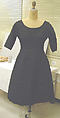 Cocktail dress, House of Givenchy (French, founded 1952), silk, cotton, glass, French