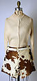 Ensemble, Emanuel Ungaro (French, 1933–2019), wool, leather, French