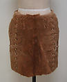Ensemble, Paco Rabanne (French, born Spain 1934–2023), calfskin, brass, French