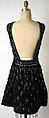 Evening dress, Pierre Cardin (French (born Italy), San Biagio di Callalta 1922–2020 Neuilly), silk, glass, plastic, metallic thread, French