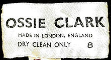 Ensemble, Ossie Clark (British, Oswaldtwistle 1942–1996 London), synthetic fiber, British