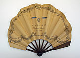 Fan, wool, paper, French