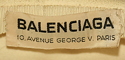 Pillbox hat, House of Balenciaga (French, founded 1937), leather, French