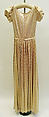 Evening dress, Mainbocher (French and American, founded 1930), silk, American