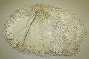 Evening bolero, feathers, probably French