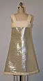 Evening ensemble, André Courrèges (French, Pau 1923–2016 Neuilly-sur-Seine), plastic, fur, French