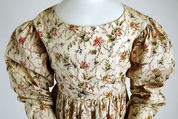 Morning dress, cotton, British
