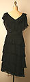Cocktail dress, Thea Porter (British (born Israel), Jerusalem 1927–2000 London), silk, synthetic fiber, British