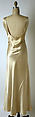 Evening dress, Elsa Schiaparelli (Italian, 1890–1973), silk, French