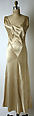 Evening dress, Elsa Schiaparelli (Italian, 1890–1973), silk, French