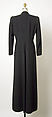 Evening coat, Elsa Schiaparelli (Italian, 1890–1973), wool, leather, glass, French